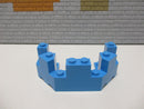 (L6/8 ) Lego 1x 6066 Burgturmspitze 4 x 8 x 2 1/3 Zinne dunkel azur 10676
