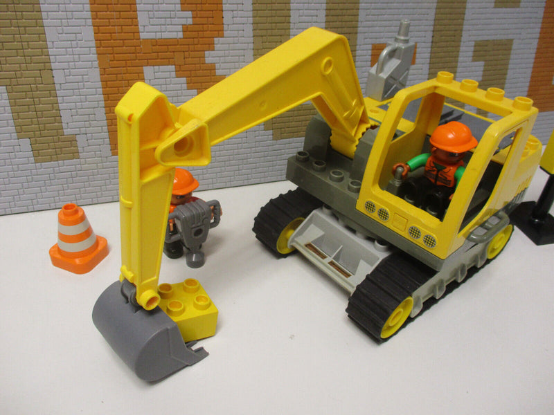 ( RB14/ 1  ) LEGO Duplo Raupenbagger Bagger Baustelle