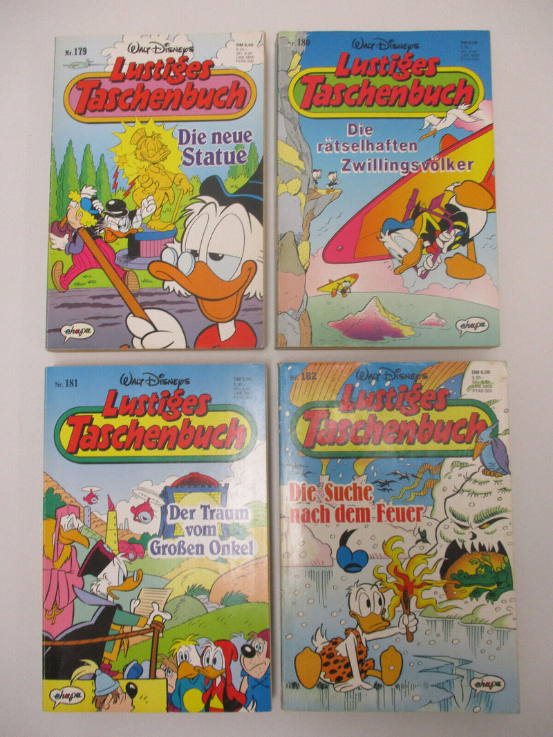 H18/4) Walt Disney LTB Comics Lustiges Taschenbuch Band 179-190 Rückenbild