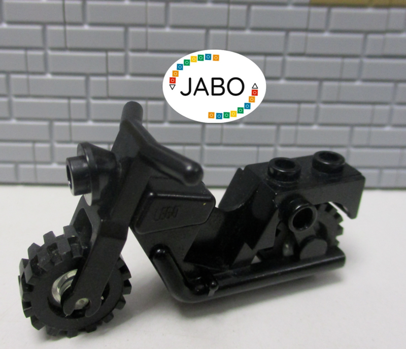 (A8/4) LEGO Motorrad x81c02 schwarz Felgen transparent aus 4563 6561 6644