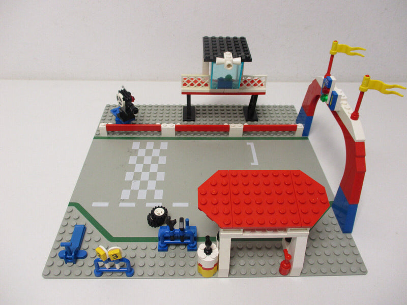 ( AH3 ) LEGO LEGOLAND 6381 Motor Speedway Rennstrecke mit BA 100% KOMPLETT