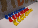 ( A5/11 ) Lego 30x Sitz Stuhl blau gelb rot Auto LKW Boot Space Eisenbahn 4079