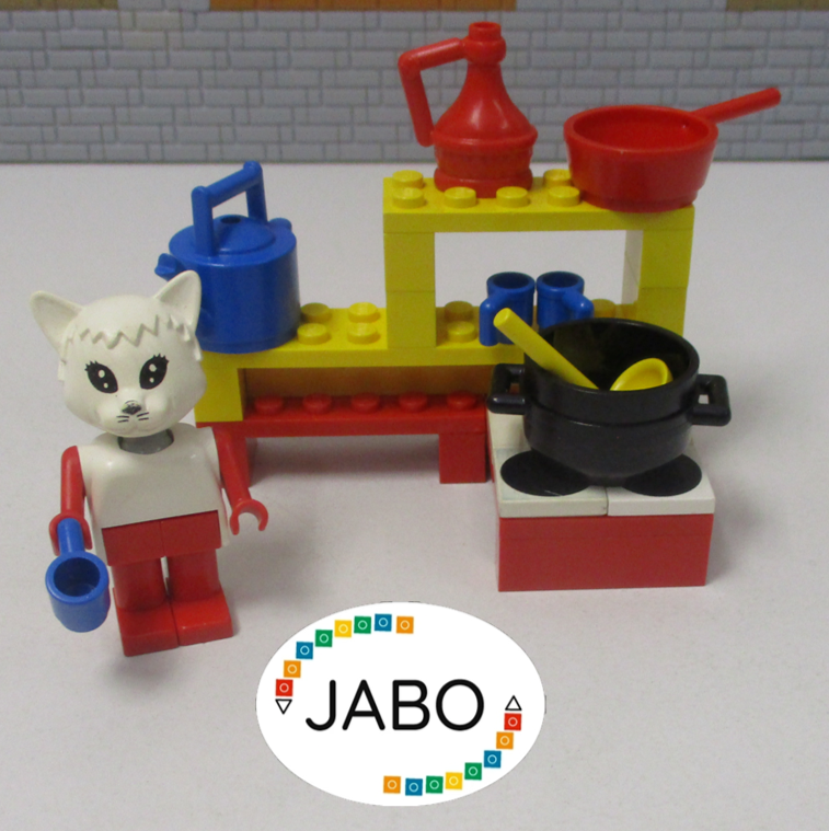 ( E14/12 ) Lego Fabuland Set  Cathy Katze  Küche (3795)