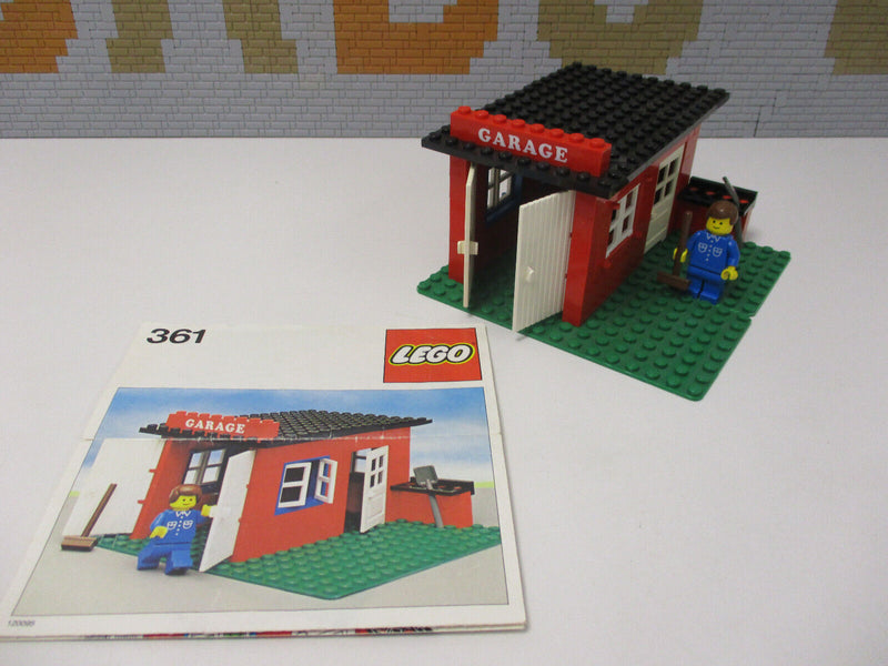 ( D11/9 ) Lego  Clasic City Garage 361  mit BA