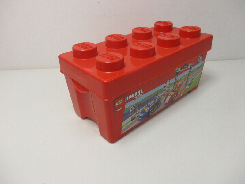 ( R4 / 5 )  LEGO Aufbewahrungs  Box  Aufbewahrungsbox mit Deckel rot