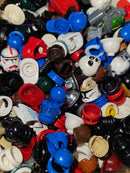 LEGO 20x Kopfbedekungen / Haare für Minifiguren Gemischt Piraten, Ritter, Space