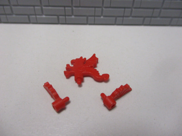 (H7/19) Lego Feder Set Drache rot x46 x47 x48 4205w Ritter 6076 6082 6086