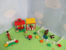 ( RB33 / 2. ) LEGO Duplo Reiterhof / Ponnyhof Set Pferde Ponnys Figuren Zubehör