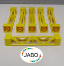 G12/4) Lego 6 x Gittermast Pfeiler Stütze 2x2x10 gelb Eisenbahn Star Wars