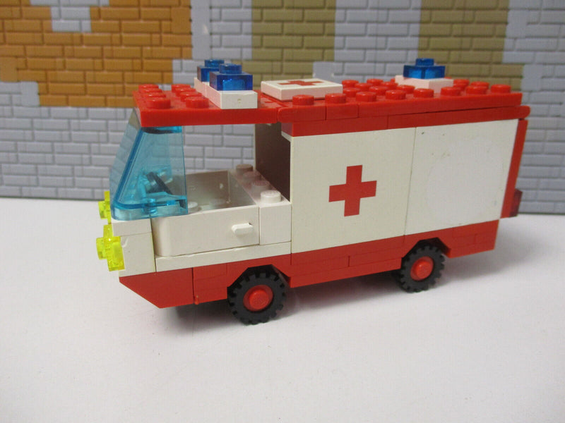 ( N11/3 ) LEGO Legoland 6666 Krankenwagen mit BA