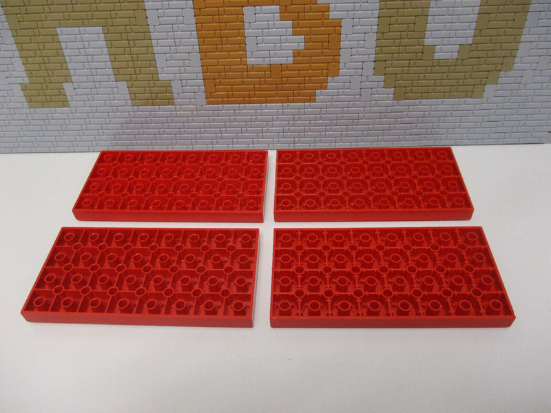 ( C 13 ) LEGO 4x Platte 4204 rot 8x16 beidseitig bebaubar