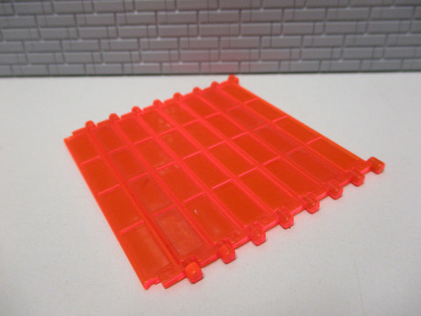 F14/12 ) 8x LEGO  Rolltor Lamellen 4218  Trans-Neon Orange