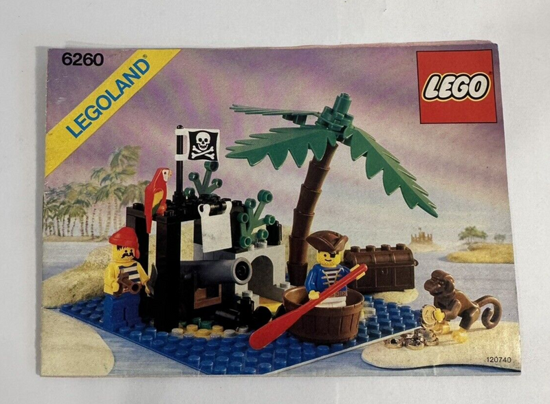 ( F13 ) Lego 6260 Shipwreck Island Piraten mit BA