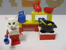 ( E14/12 ) Lego Fabuland Set  Cathy Katze  Küche (3795)