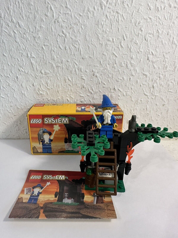 ( F 17 ) Lego 6020 Castel Magic Shop Ritter Merlin Zauberer mit BA