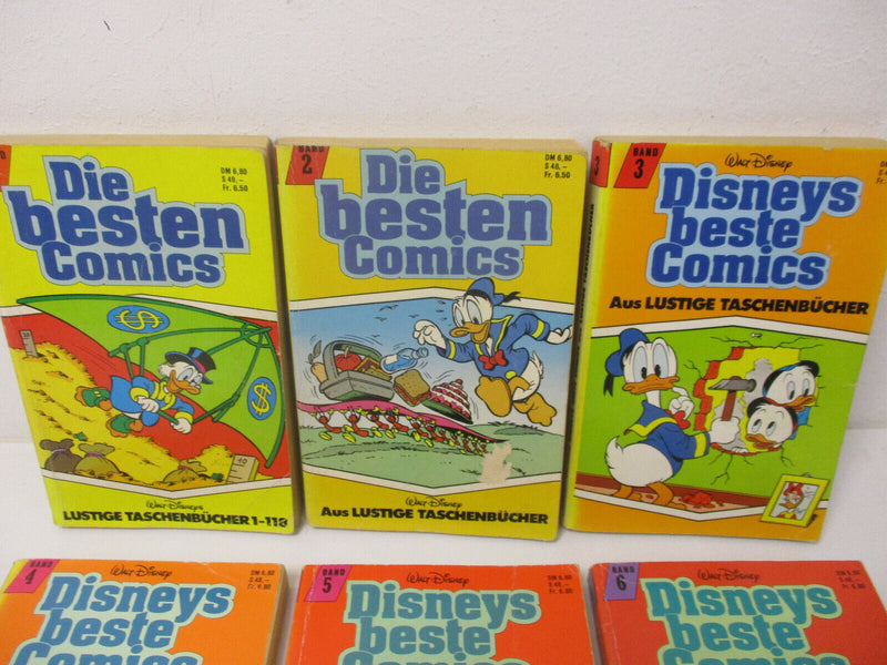 (G17/1) Walt Disney Die besten Comics aus Lustige Taschenbucher Band 1 - 6