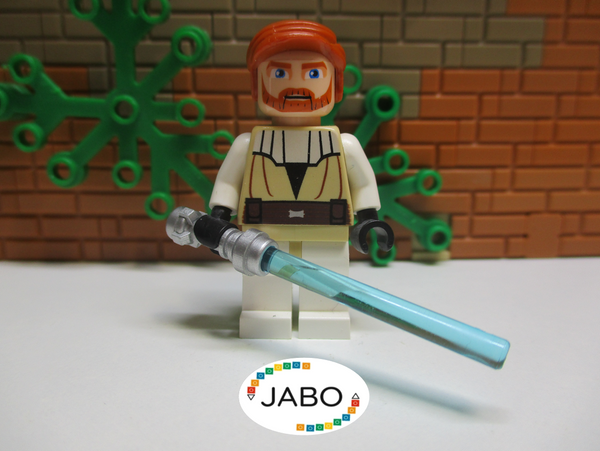 ( S9 / 13 ) Lego STAR WARS sw0197 Obi-Wan Kenobi Minifigur aus Set 7931 7676