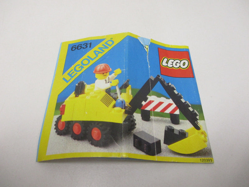 ( AH3) LEGO LEGOLAND 6507 Mini Dumper 6521 Repair Truck 6631 Steam Shovel mit BA