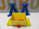 ( D 16 ) Lego Duplo Ladestation Silo Schütte mit Stützen Eisenbahn Train