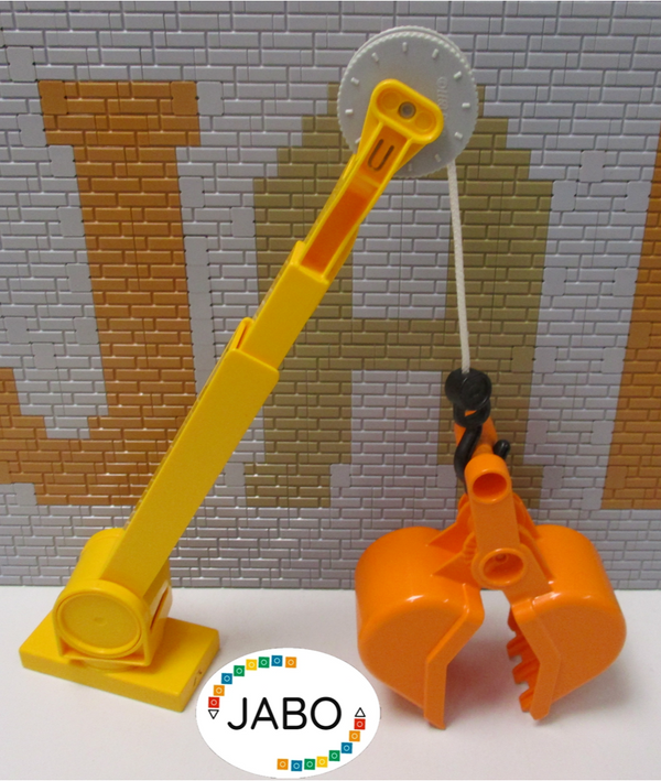 ( B 2  ) LEGO Duplo Kranarm mit Greifschaufel für Baustelle Eisenbahn Kran