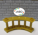 (N9/30) LEGO 1 x Zaun Spindelzaun gebogen 30056 gold Ritter Piraten Hobbit