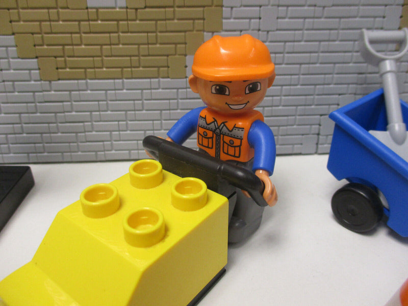 ( G15 / 2 ) LEGO Duplo Baustelle mit Rüttler und Zubehör