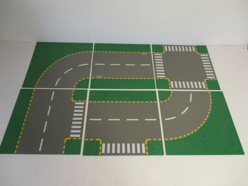 (R2/3) LEGO  PLATTEN  32X32 ZUR AUSWAHL Strassen Strassenplatten grün/dunkelgrau