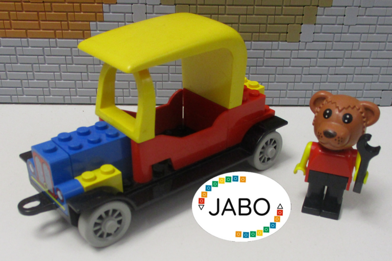 ( A10/4 ) Lego Fabuland Set Barney Bear mit Auto ( 3629 )