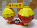 ( B6/25 ) Lego SHELL Twin Tank  Eisenbahn 9V 12V RC