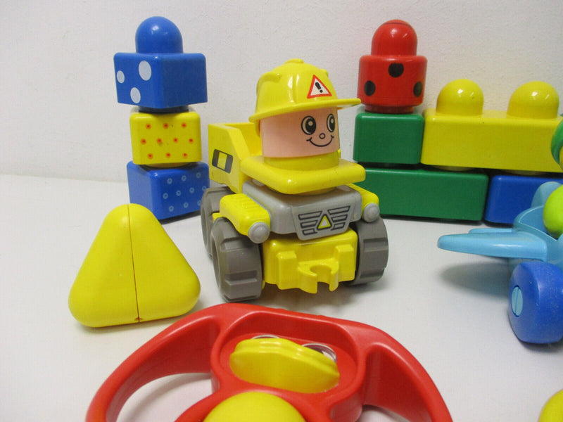 ( RBU2 / 3 ) LEGO Duplo Primo Baby Motorik Rassel Figur Flugzeug Fahrzeuge