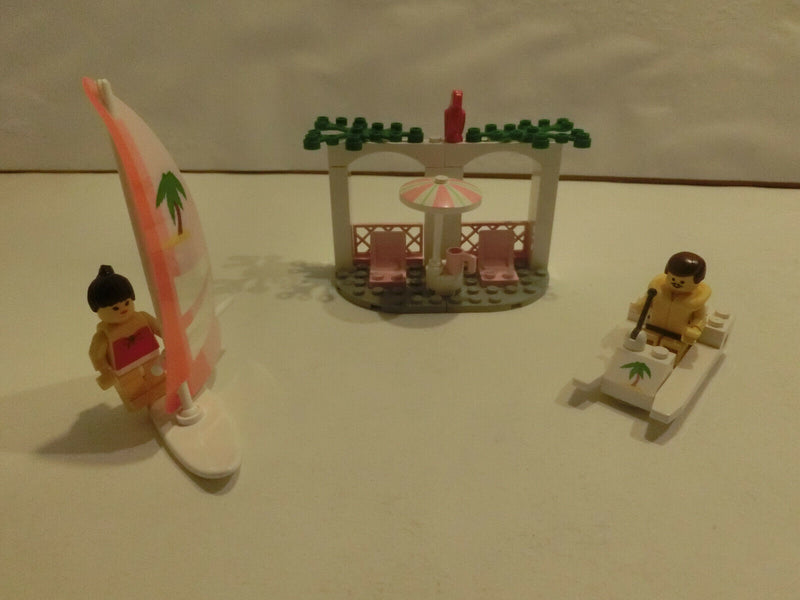 (E15)  Lego 6401 Seaside Cabana Paradisa Town OVP / BA 100% Komplett