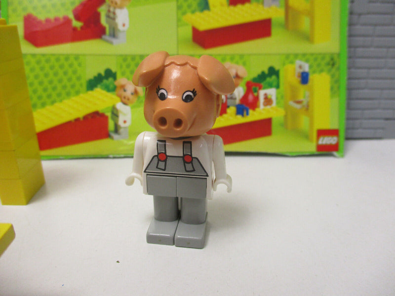 ( A10/2 ) Lego Fabuland Set Bäckerei Percy Pigl (3796)