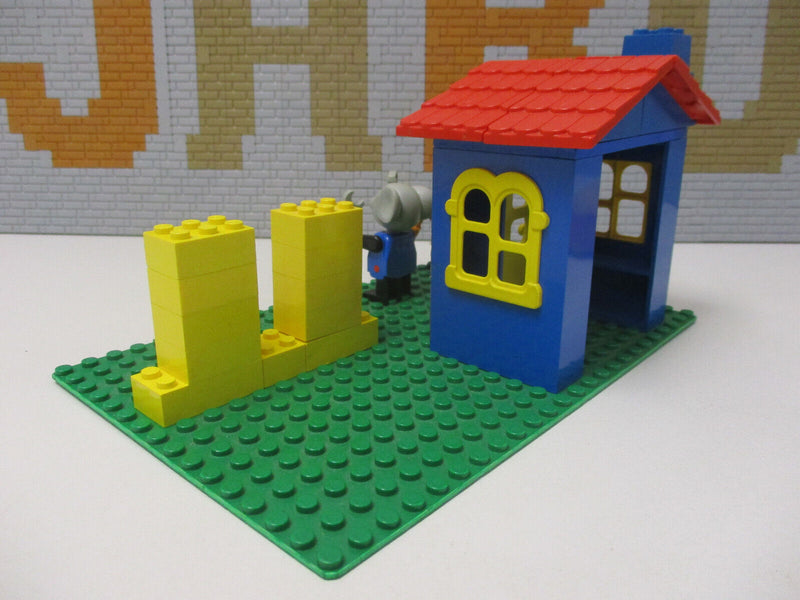 ( E14/ 2 ) Lego Fabuland Set Service Station Tankstelle mit BA ( 3666 )