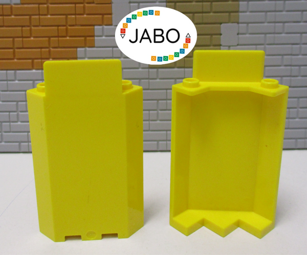 ( L9/4 ) Lego 2x 87421 Mauer Paneele Wand Ecke  gelb 5887