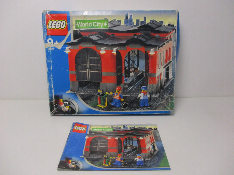 ( AH 4 ) LEGO Eisenbahn  10027 Lokschuppen OVP & BA 9V RC