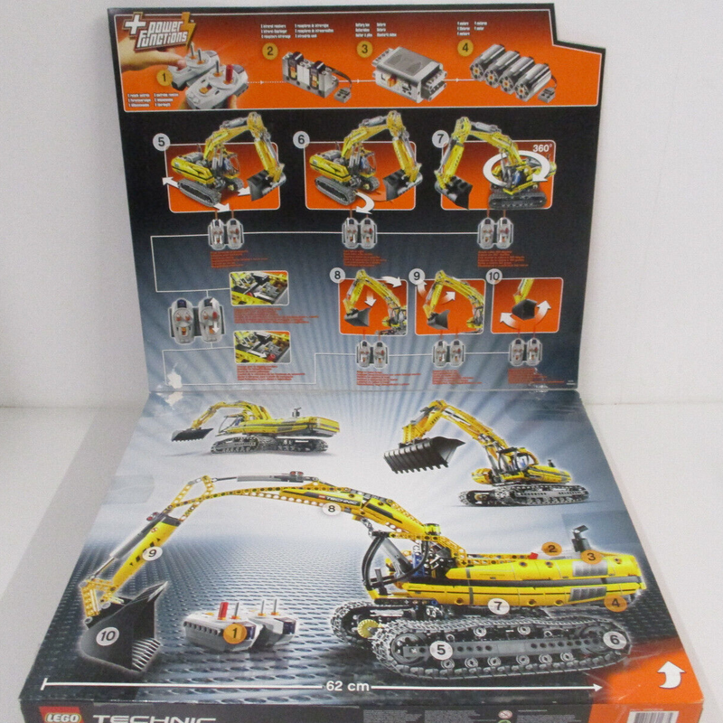 ( AH 10 ) Lego Technic 8043 Motorisierter Raupenbagger mit OVP und  BA