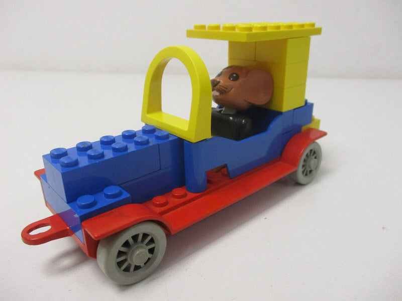 ( F15/ 7 ) Lego Fabuland Set Moe Mouse's Roadster Auto Figur  ( 121 /328 )