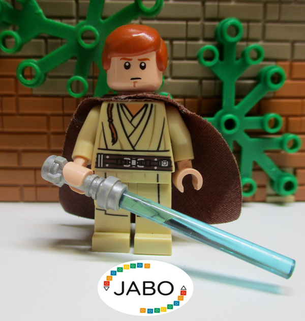 ( S9 / 12 ) Lego STAR WARS sw0592 Obi-Wan Kenobi Minifigur aus Set 75058