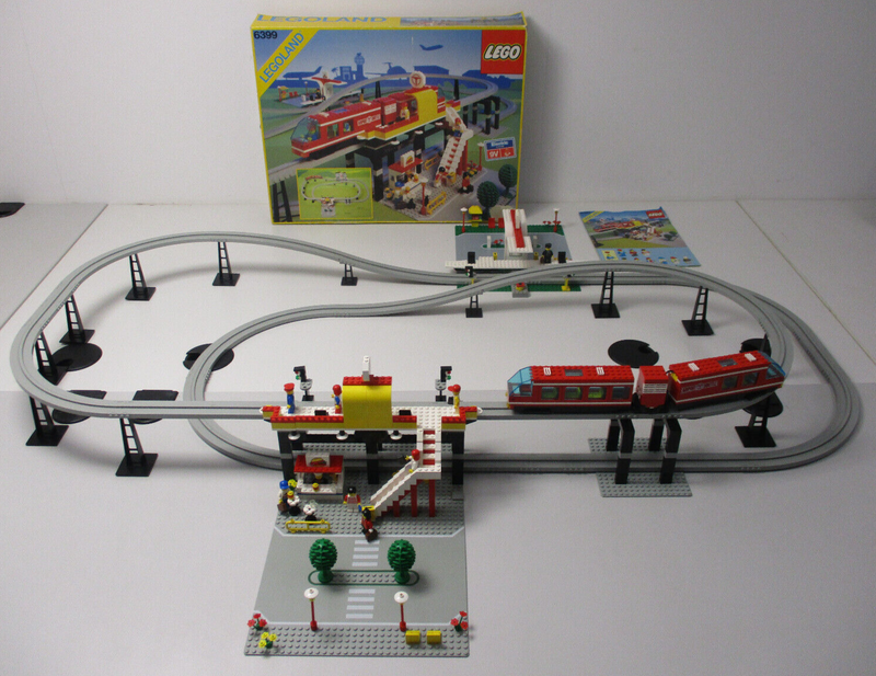 ( AH10 ) LEGO 6399 AIRPORT SHUTTLE MONORAIL mit OVP & BA 100% KOMPLETT & GEPRÜFT