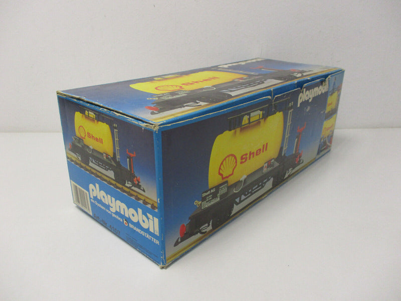 Playmobil 4107 Shell Kesselwagen Tankwaggon Waggon OVP Spur G  LGB Eisenbahn