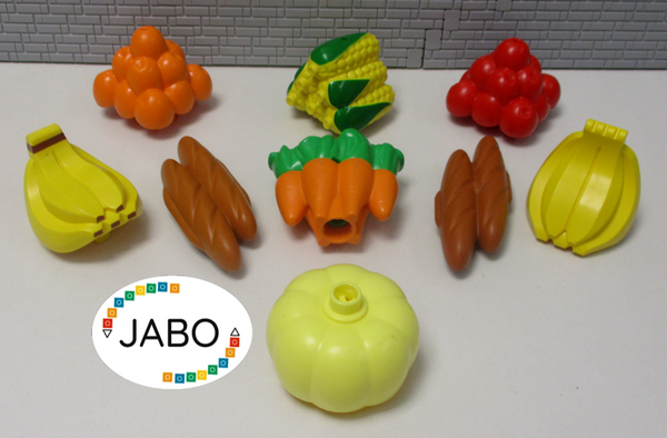 ( F 14 / 16  ) LEGO Duplo Obst Gemüse Brot