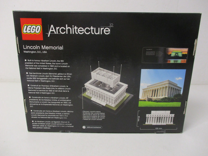 ( AH 2 ) Lego Architecture 21022 Lincoln Memorial  NEU / OVP