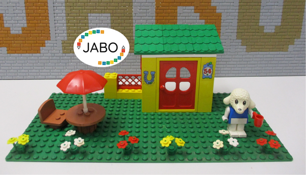 ( R10/1 ) Lego Fabuland Set Lisa Lamm und ihr Wochenendhaus  (3654)
