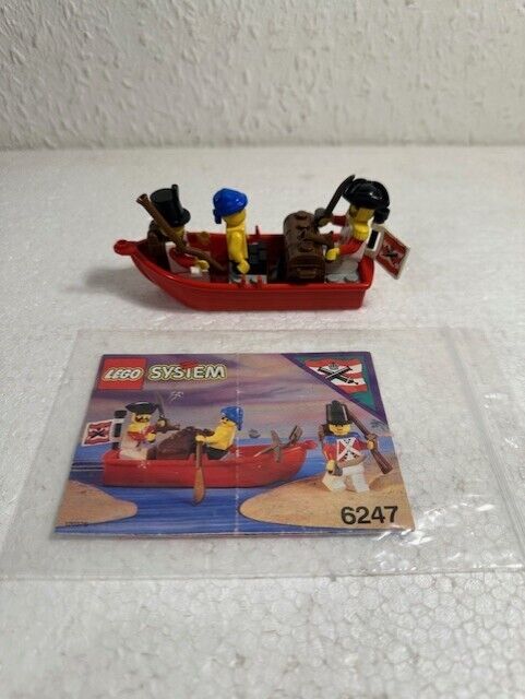 Lego Piraten 6247 Bounty Boat Rotröcke Blauröcke mit BA
