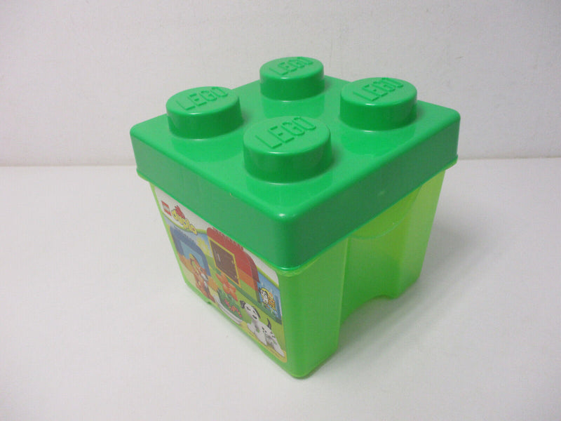 ( R4 / 5 )  LEGO Aufbewahrungs  Box  Aufbewahrungsbox mit Deckel grün klein