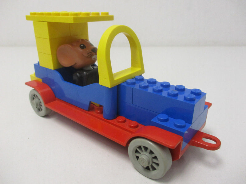 ( F15/ 7 ) Lego Fabuland Set Moe Mouse's Roadster Auto Figur  ( 121 /328 )