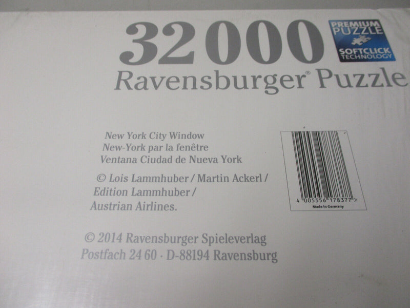 (R3/10) Ravensburger Puzzle 32000 Teile  Nr. 178377 New York City Window NEU