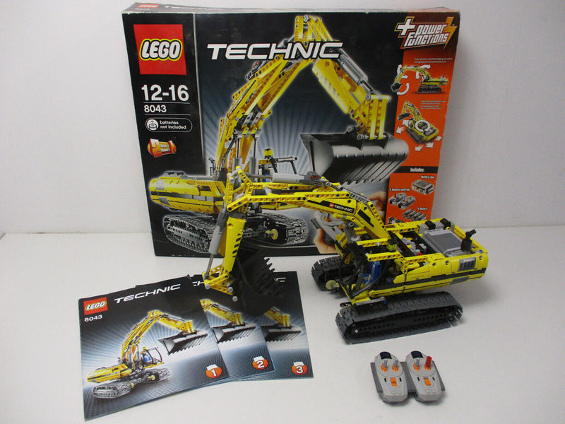 ( AH 10 ) Lego Technic 8043 Motorisierter Raupenbagger mit OVP und  BA