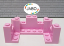 (L6/6 ) Lego 1x 6066 Burgturmspitze 4 x 8 x 2 1/3 Zinne Bright Pink 10656 10668
