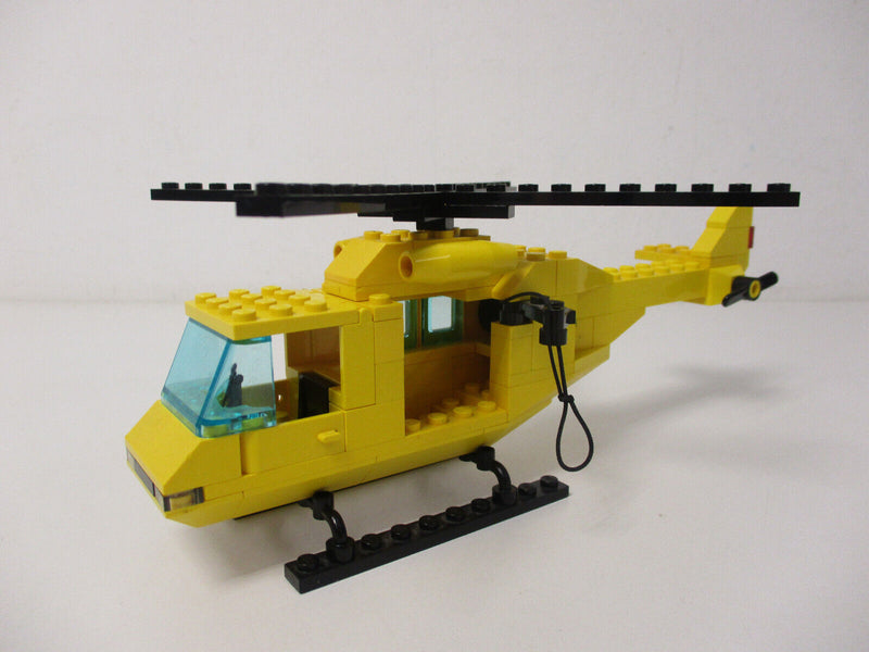 ( J11 / 1 ) LEGO Legoland Town 6697 Rescue Helicopter ohne Aufkleber mit BA